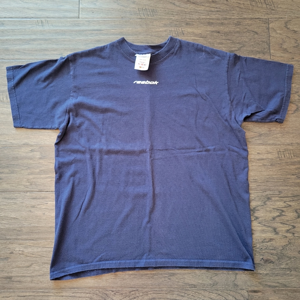 Boy's Navy Blue Reebok Hoops T-Shirt - Size XL